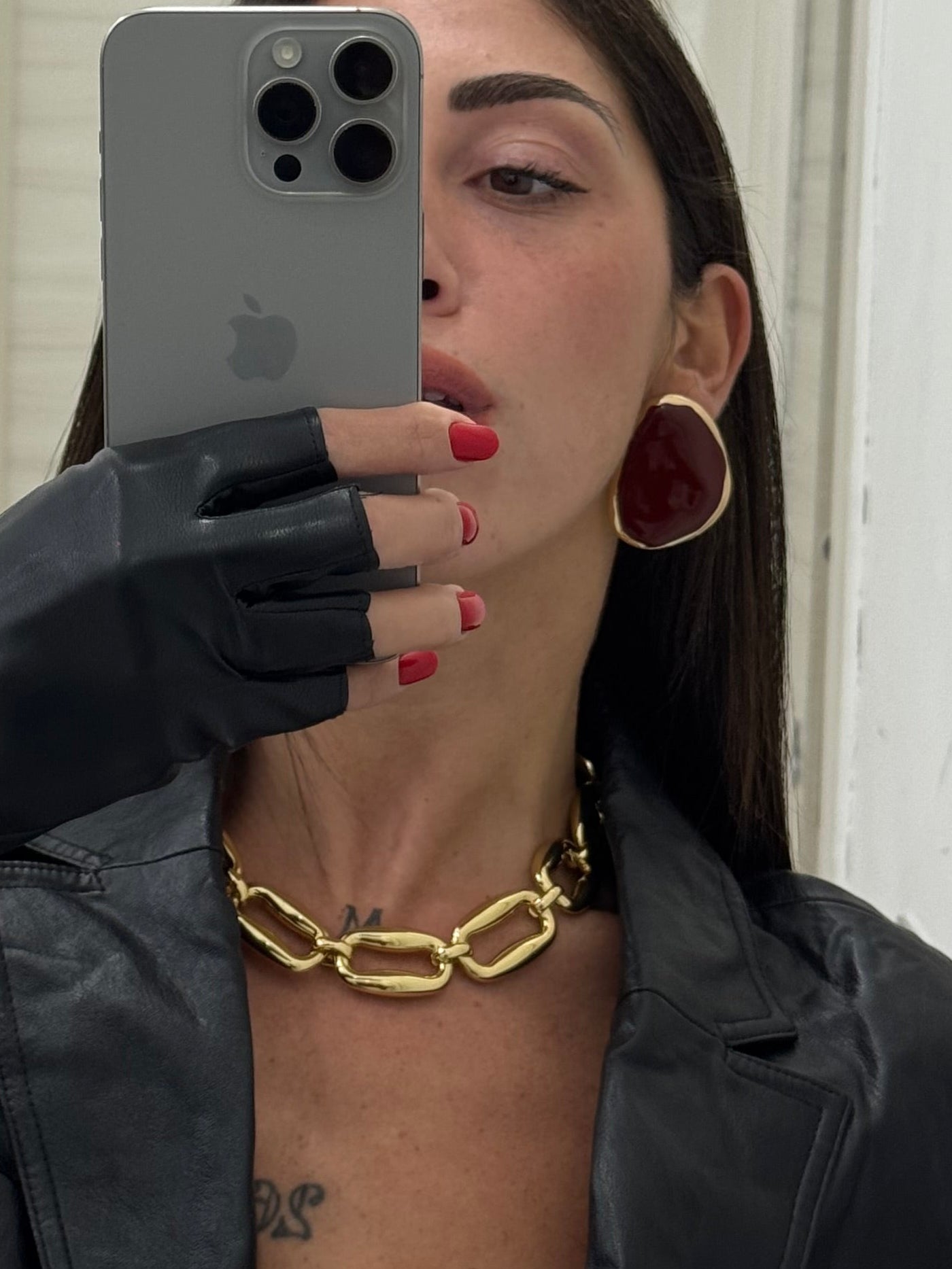 orecchini madame rouge