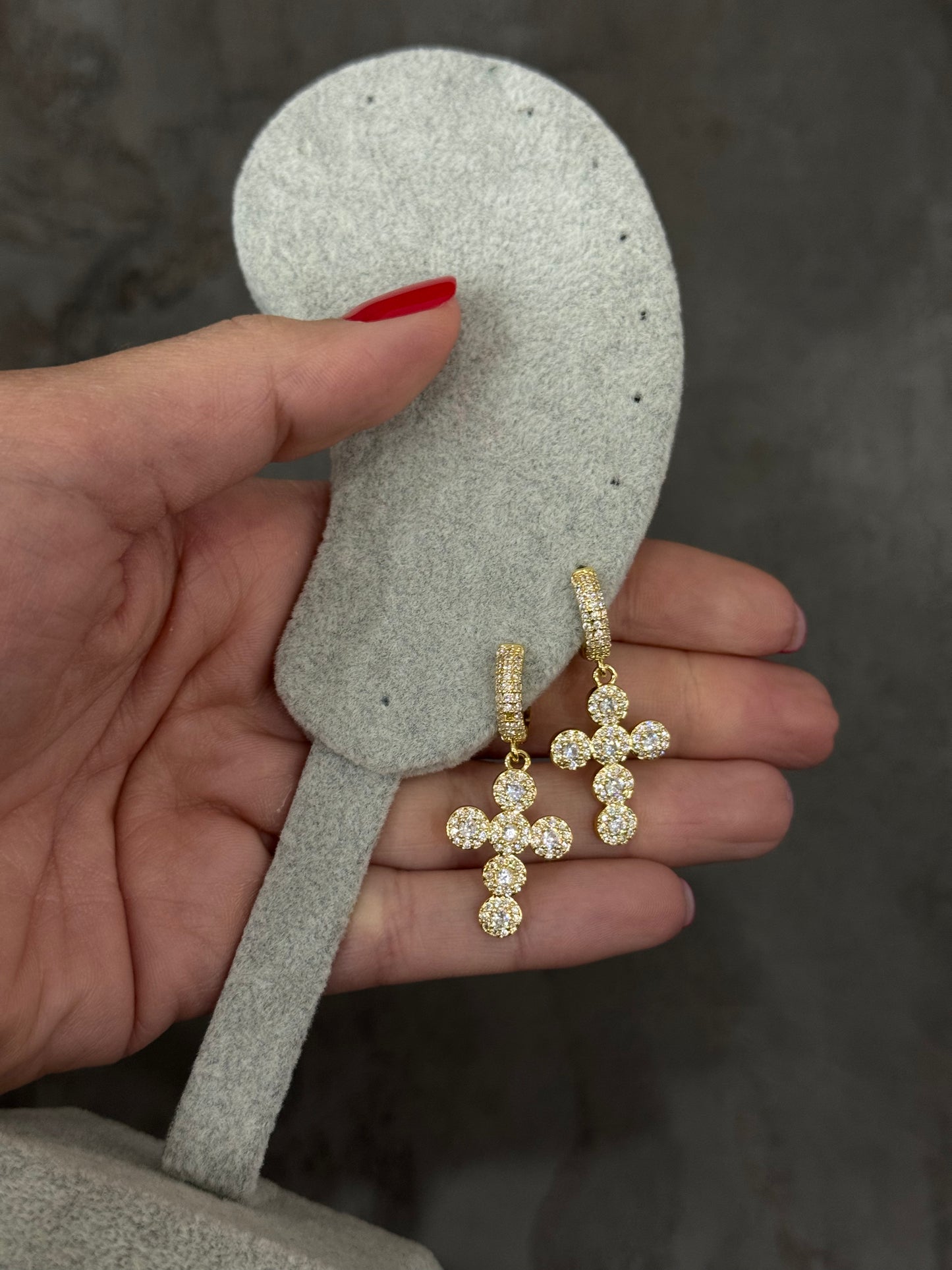 Orecchini little cross