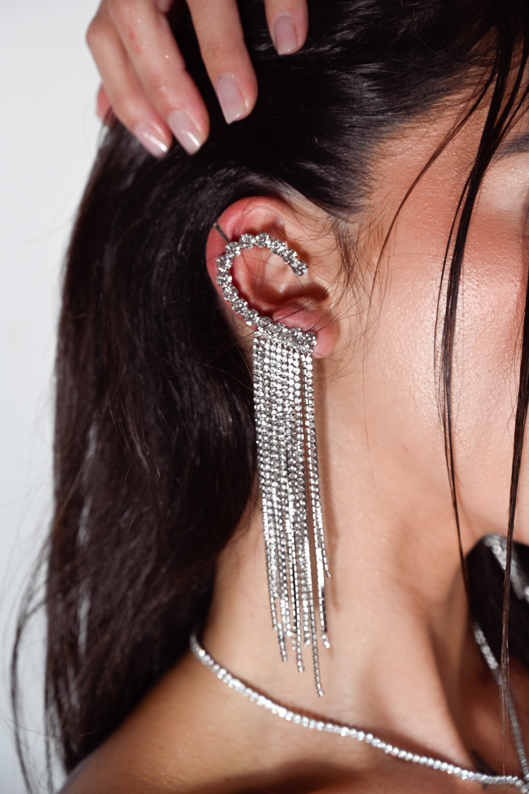 Earcuff HEART -SILVER